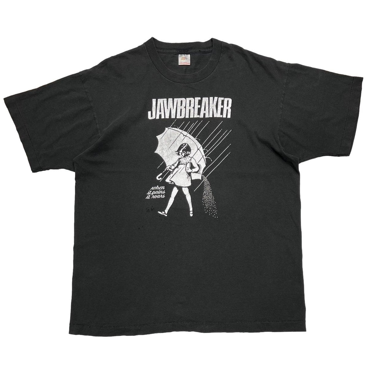 JAWBREAKER GIRL WHEN IT PAINS IT ROARS FRUIT OF THE LOOM XL 0022