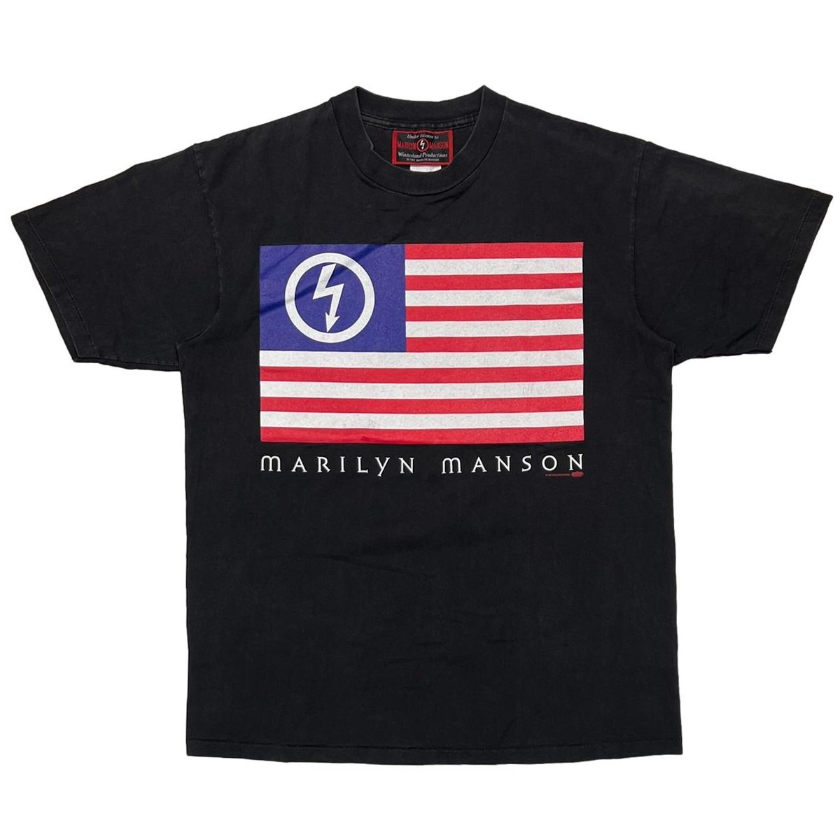 MARILYN MANSON AMERICAN BY BIRTH ANTICHRIST SUPERSTAR MANSON TAG LARGE 9713