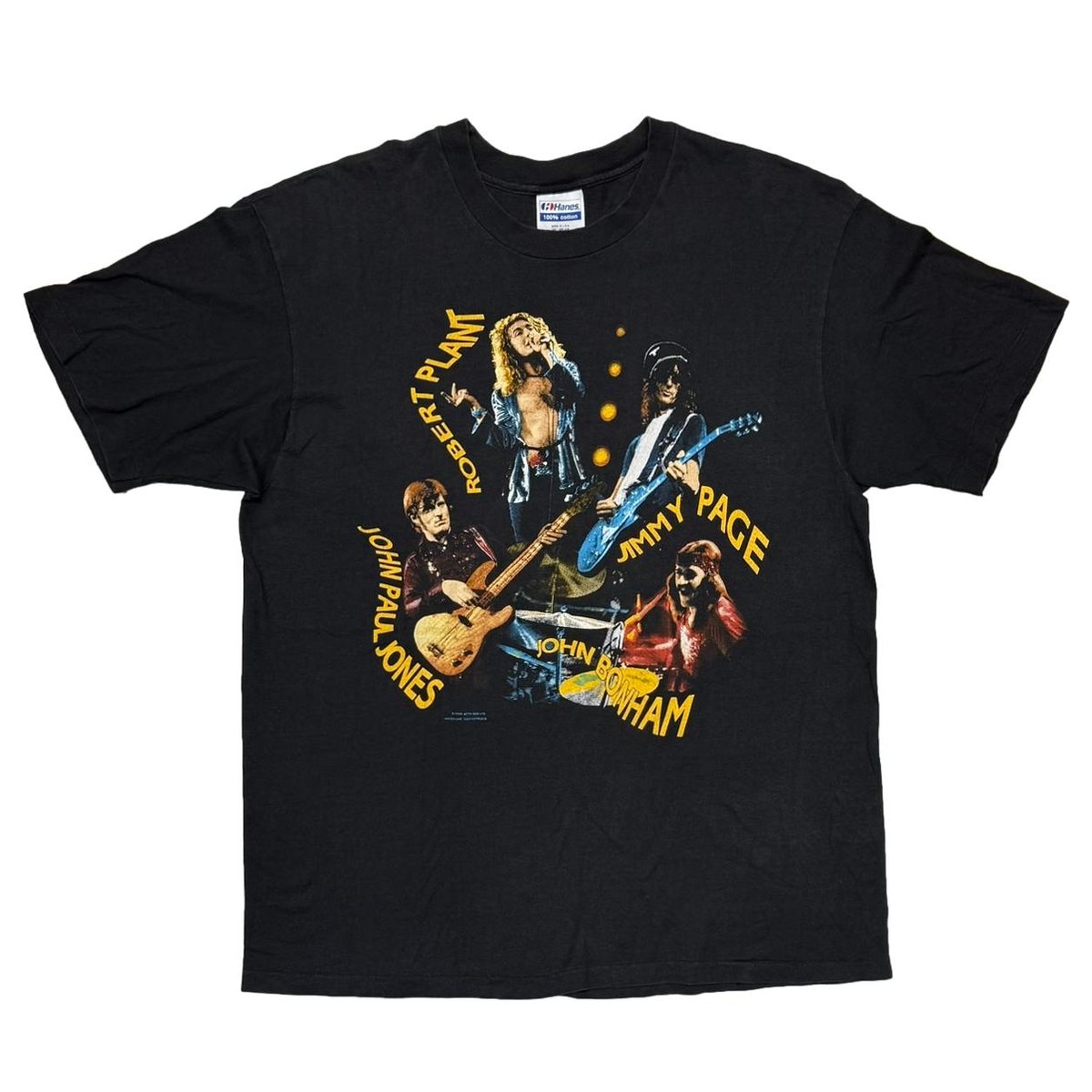 LED ZEPPELIN FRONT MEMBER HANES XL 0942