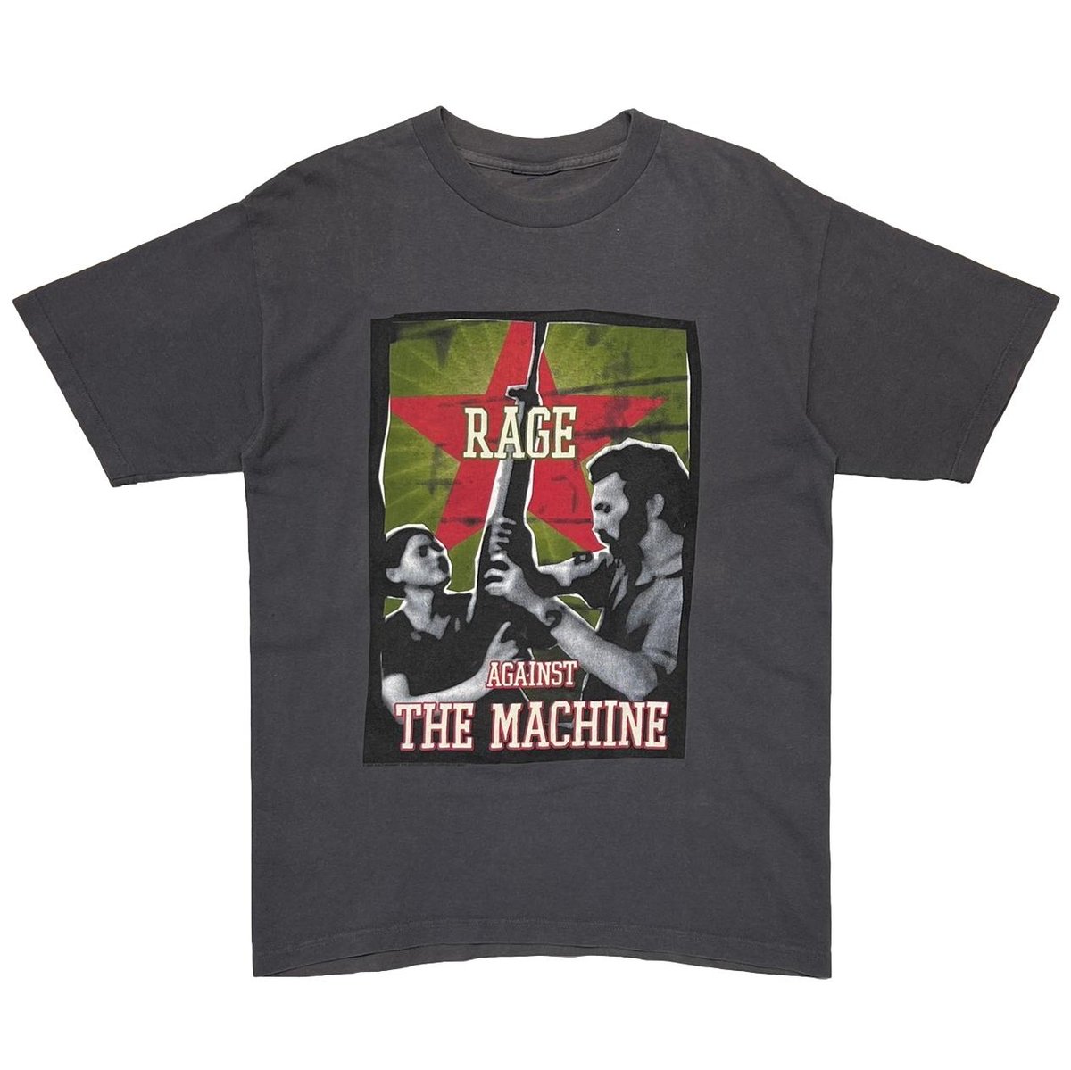 RAGE AGAINST THE MACHINE 2000 GUN STAR CHARCOAL FITS LARGE 6022