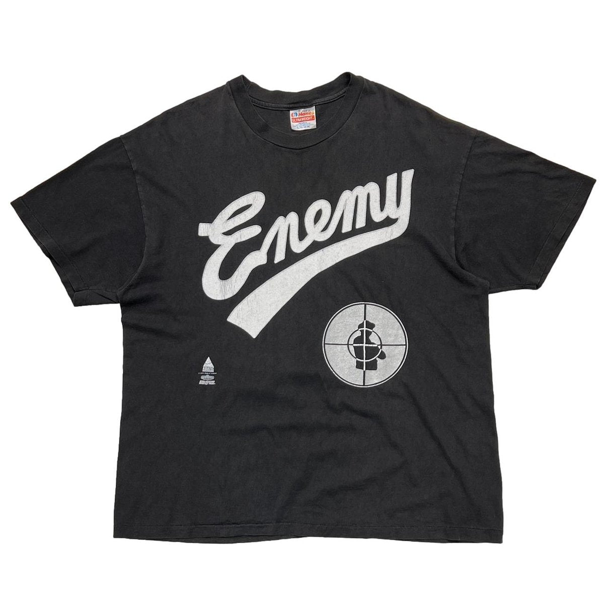 PUBLIC ENEMY 1991 TARGET LOGO HANES XL 4177