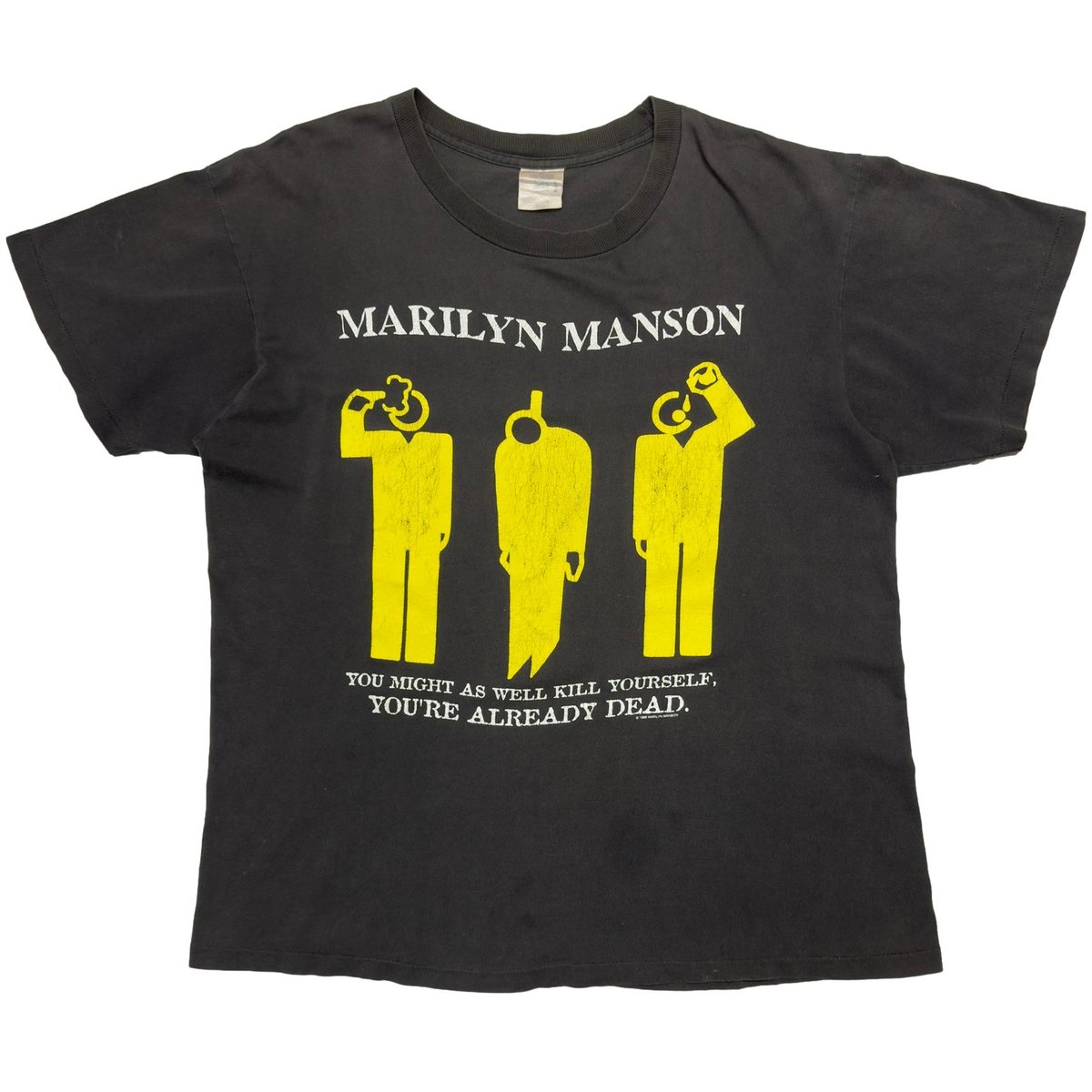 MARILYN MANSON 1996 YOU MIGHT AS WELL KILL YOURSELF YOU'RE ALREADY DEAD WINTERLAND LARGE 8079