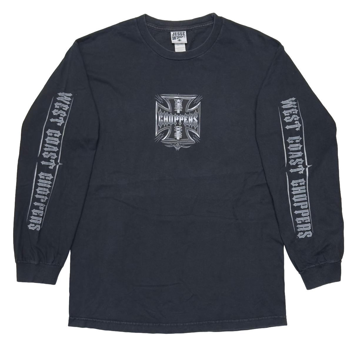 WEST COAST CHOPPERS METALLIC IRON CROSS LS LARGE 5302