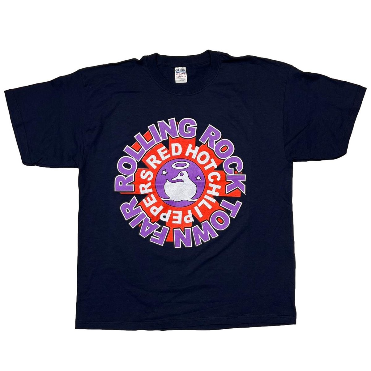 RED HOT CHILI PEPPERS ROLLING ROCK TOWN FAIR NAVY GILDAN XL 6940