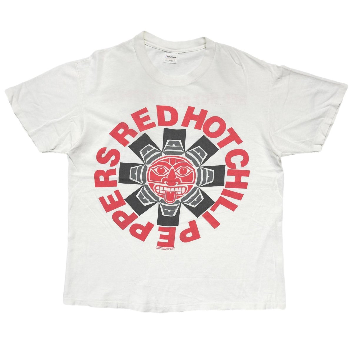RED HOT CHILI PEPPERS AZTEC WHITE Stedman LARGE 3588