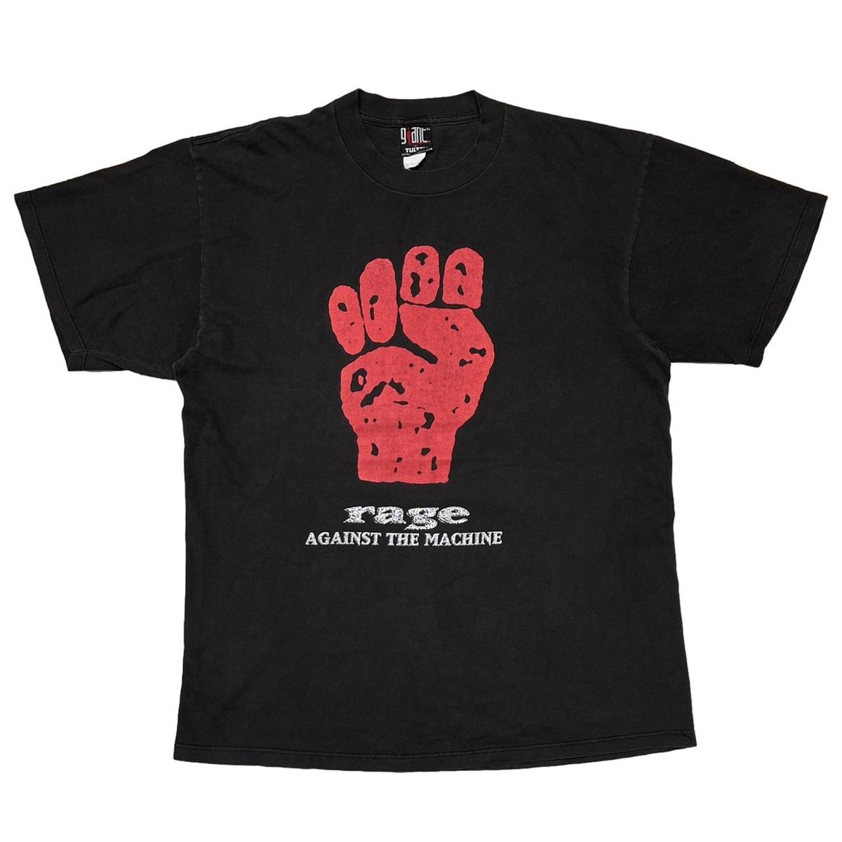 RAGE AGAINST THE MACHINE ANGRY FIST giant BY TULTEX XL 9598