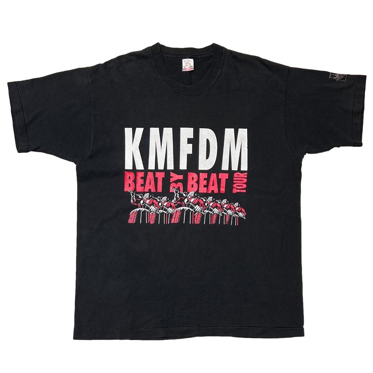 KMFDM 1995 BEAT BY BEAT TOUR FRUIT OF THE LOOM XL 1773
