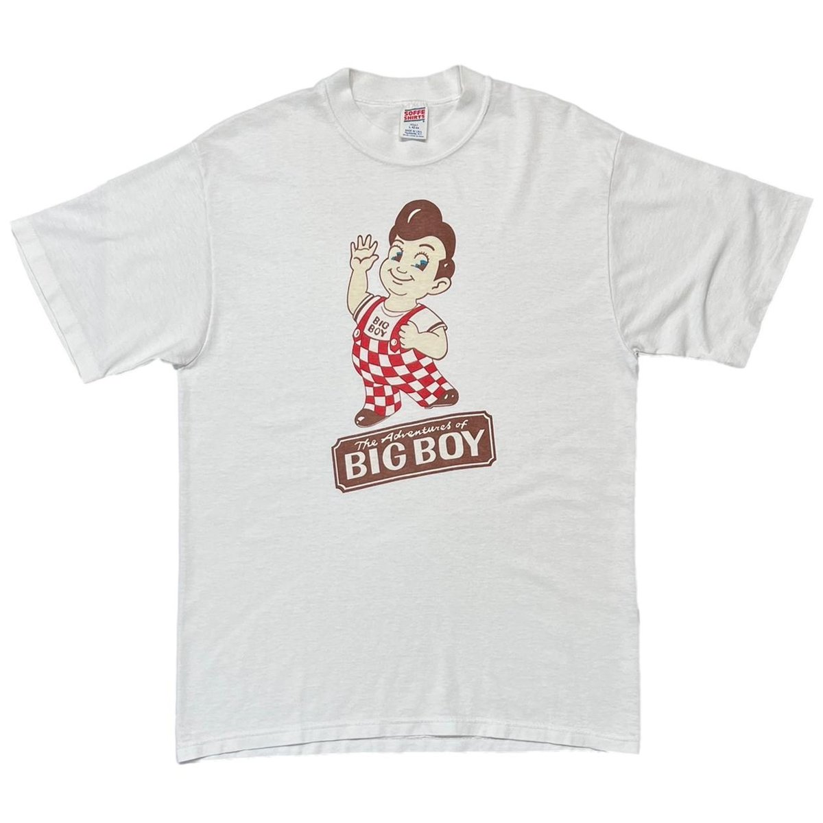BIGBOY WHITE SOFFE SHIRTS LARGE 5626