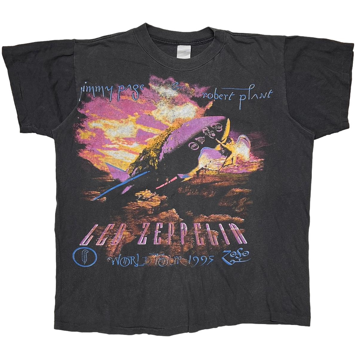 LED ZEPPELIN TOUR 1995 SHORT HILLS TEE XL 0919