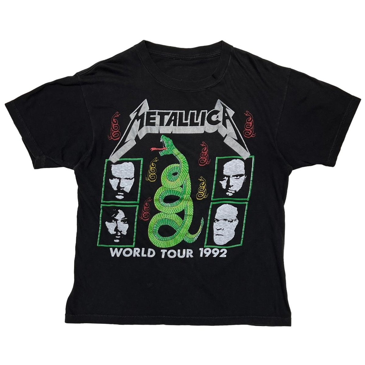 METALLICA WORLD TOUR 1992 RULES BOOTLEG FITS LARGE 0862