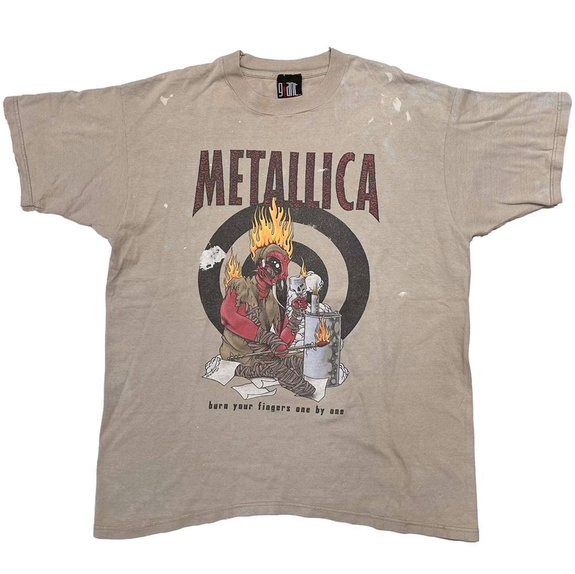 METALLICA PUSHEAD BURN YOUR FINGERS BEIGE GIANT XL 4265