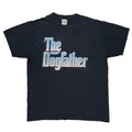 OLD & VINTAGE SNOOP DOGG PARODY THE DOG FATHER LOGO DOUBLE SIDE GILDAN LARGE 2200