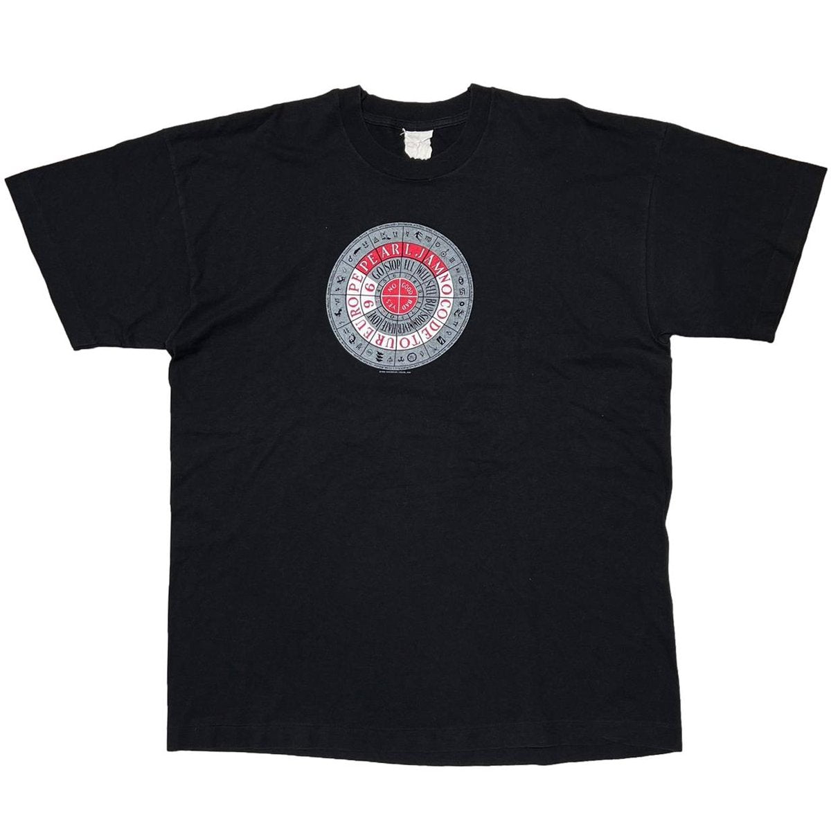 PEARL JAM 1996 NO CODE TOUR EUROPE DOUBLE SIDE FITS XL 4298