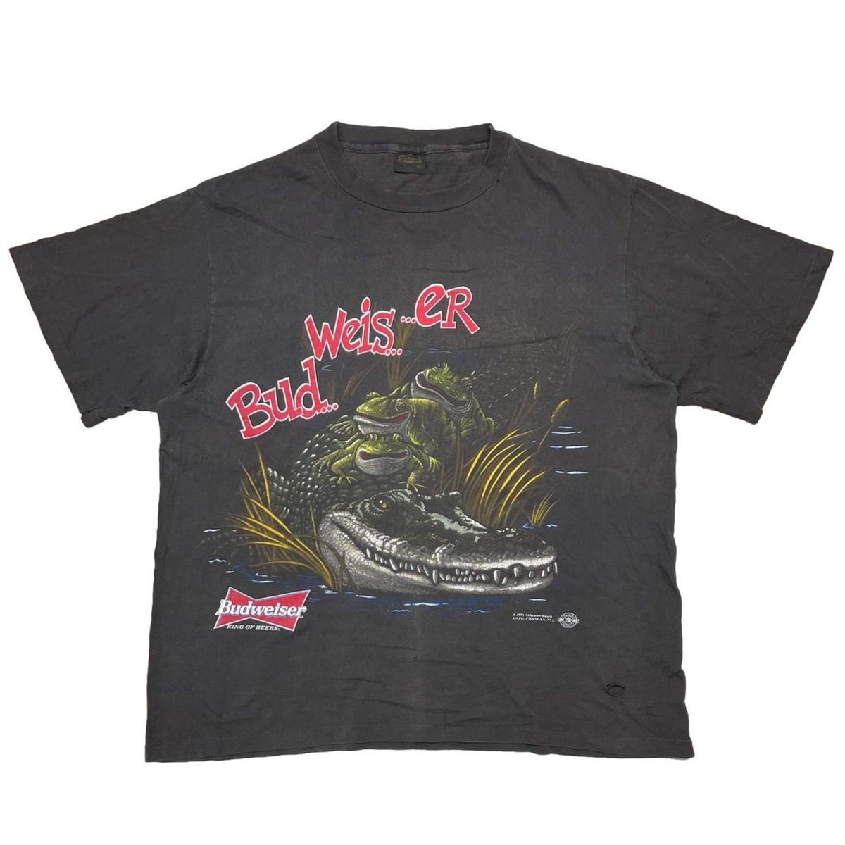 Budweiser 1996 3 FROGS ON THE CROCODILE CHANGES XXL 2726