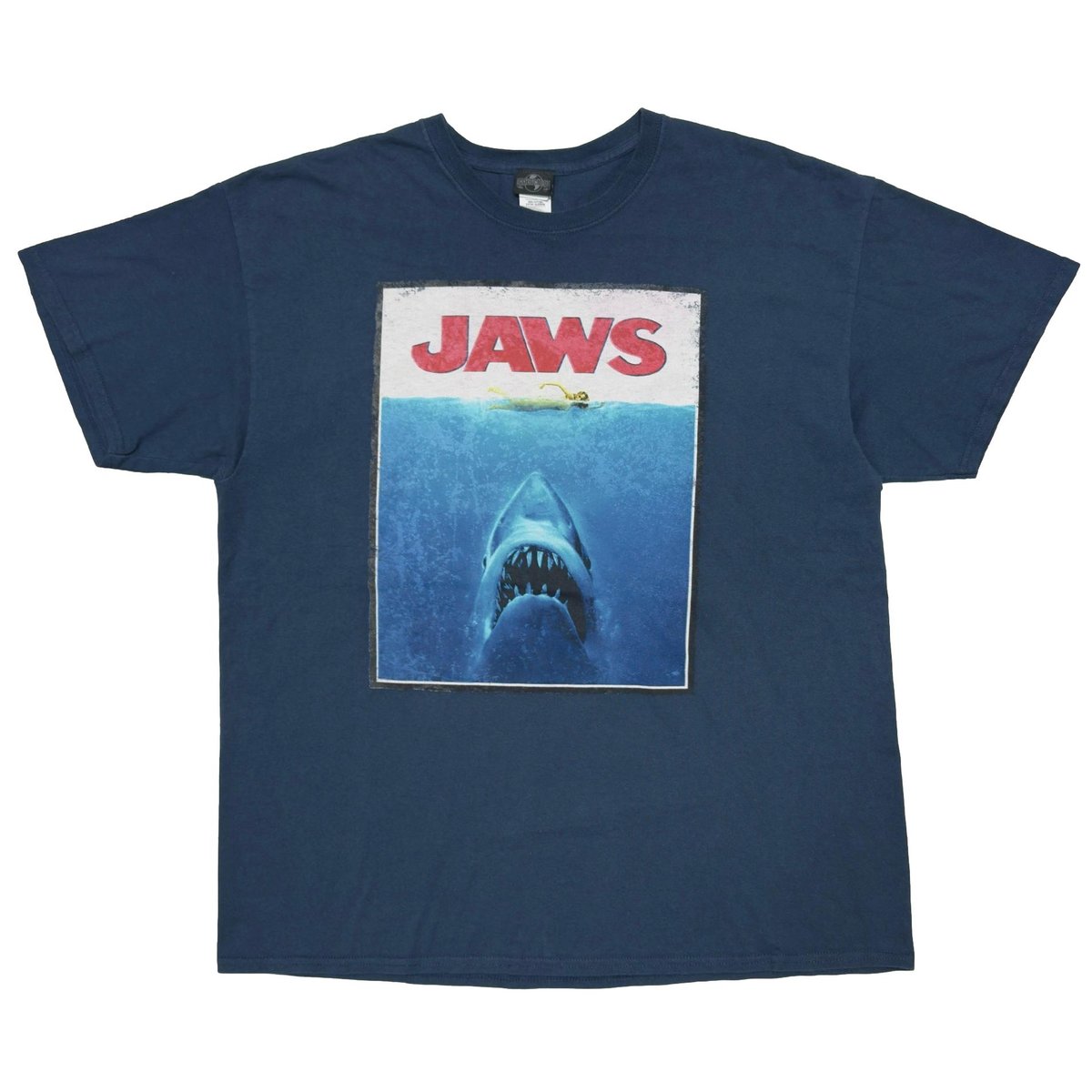 JAWS UNIVERSAL STUDIOS MOVIE PROMO POSTER DESIGN NAVY XL 3820