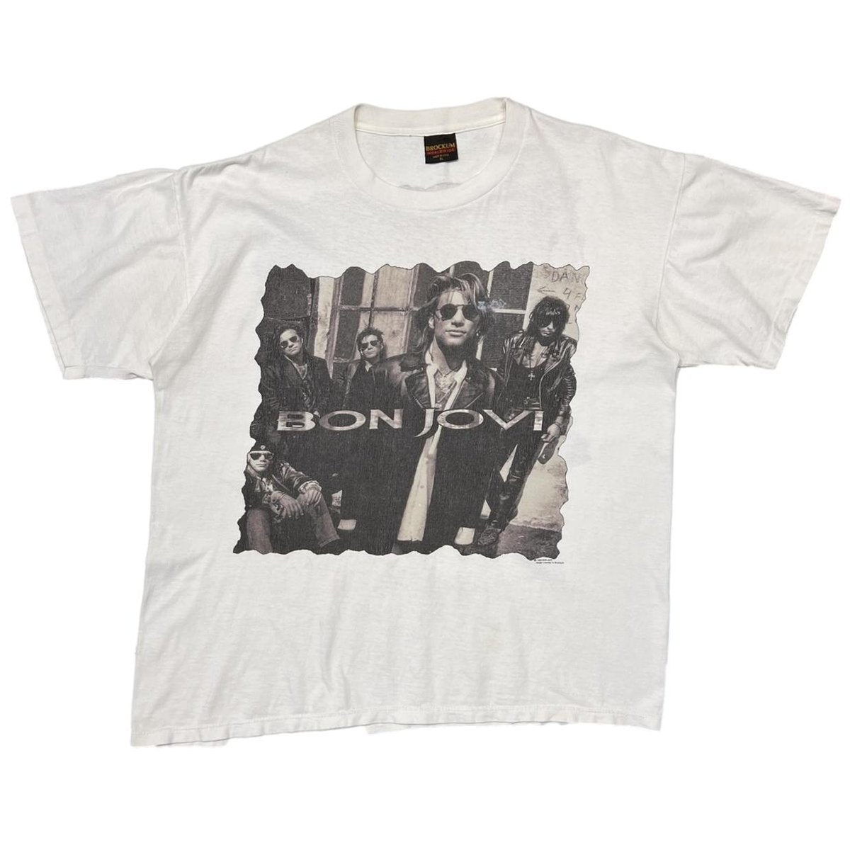 BON JOVI 1992 KEEP THE FAITH WHITE BROCKUM XL 2893