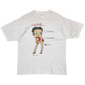 BETTY BOOP 2000 I LOVE... YOU CHOICE WHITE XL 5454