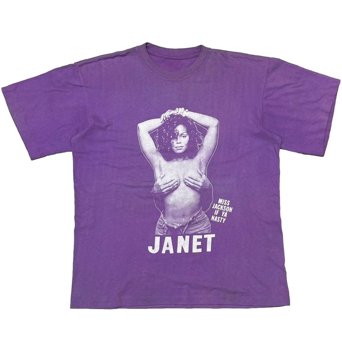 JANET JACKSON Put me on a planet dammit PURPLE FITS XL 4974
