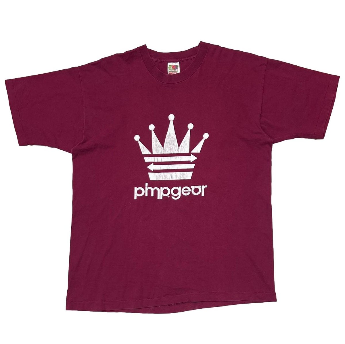 PIMPGEAR ROLEX PARODY CROWN LOGO BURGUNDY FRUIT OF THE LOOM XL 8826