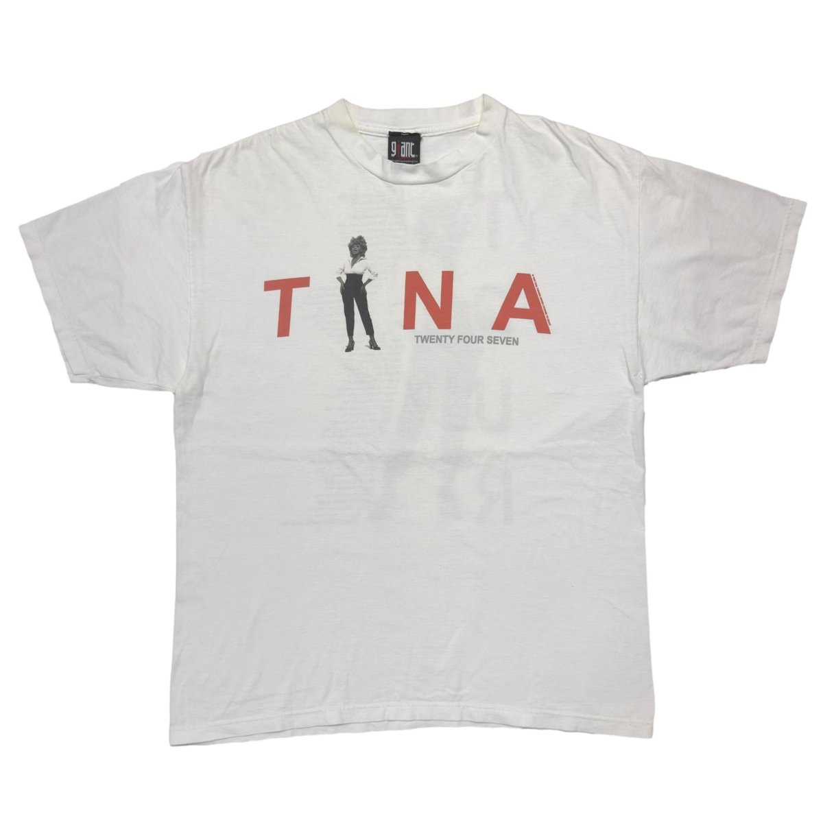 TINA TURNER TWENTY FOUR SEVEN TOUR WHITE giant LARGE 4629
