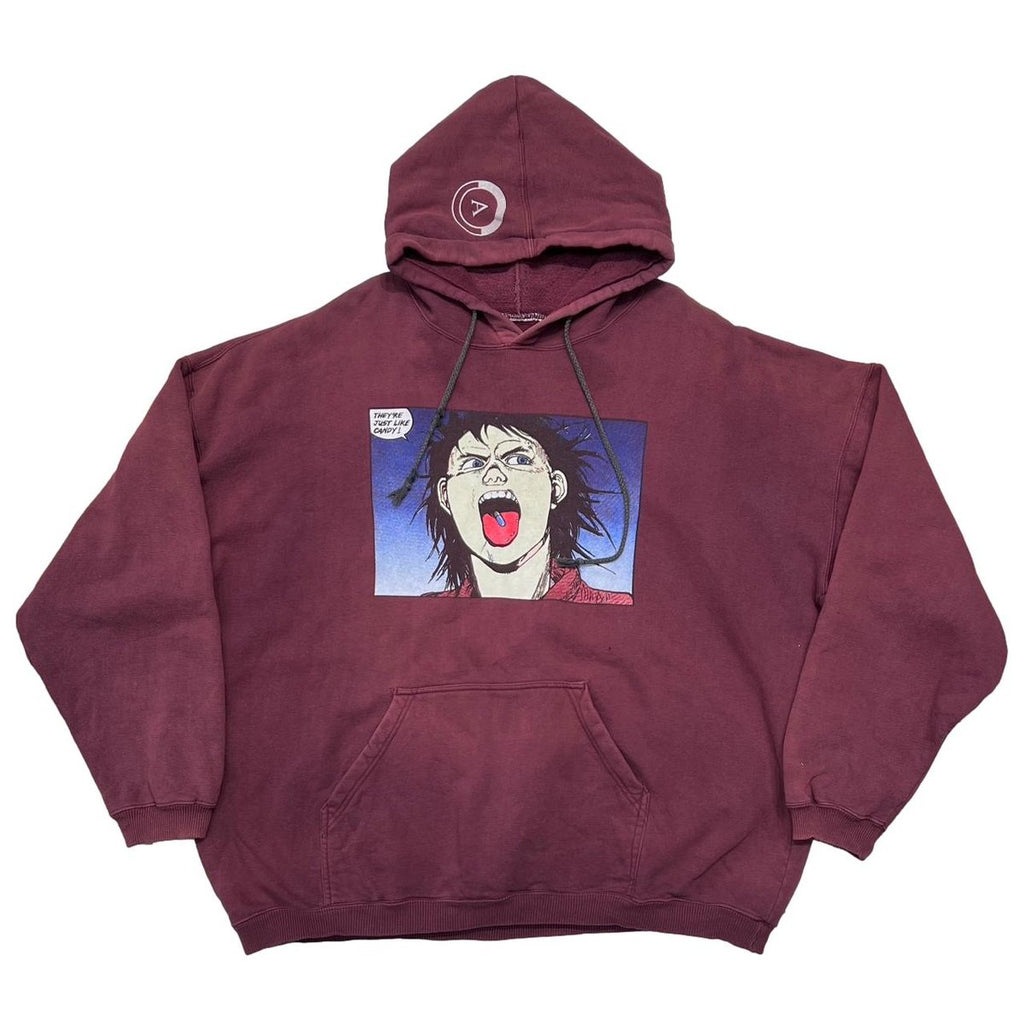 ANARCHIC ADJUSTMENT AKIRA TETSUO PILL HOODIE WINE FITS XXL 1716