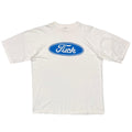 OLD & VINTAGE Fuck Ford LOGO PARODY WHITE XL 9289