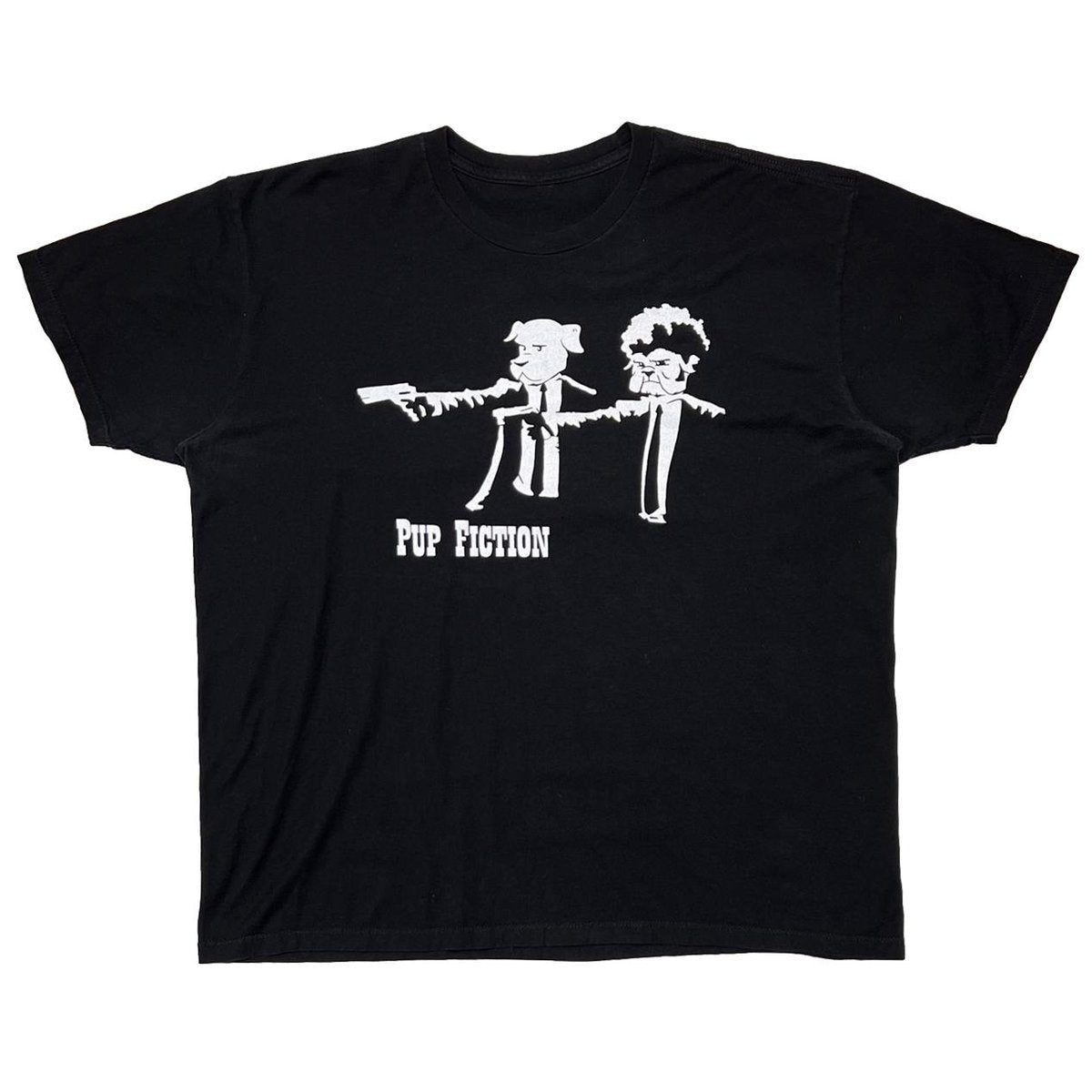 OLD & VINTAGE PUP FICTION PULP FICTION PARODY FITS XL 8150