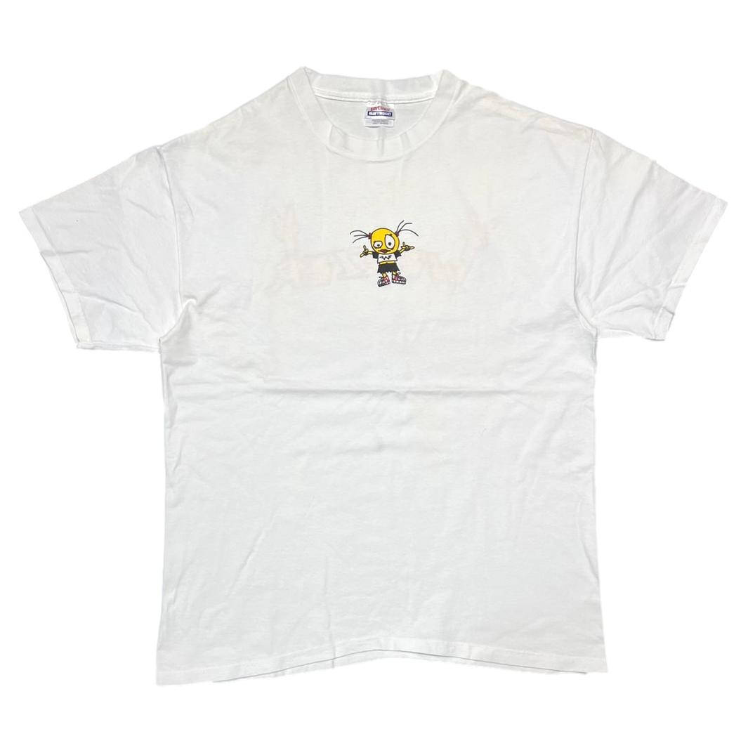 WEEZER 2001 WHITE HANES LARGE 2756