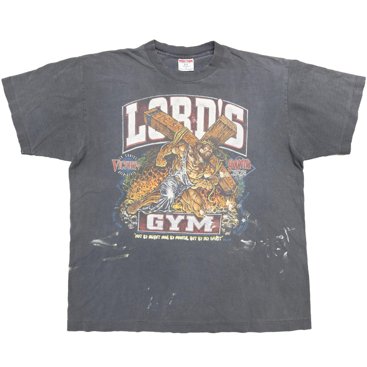 LORD'S GYM 1995 NO SWEAT YEAH RIGHT ! SOFTEE XL 5222