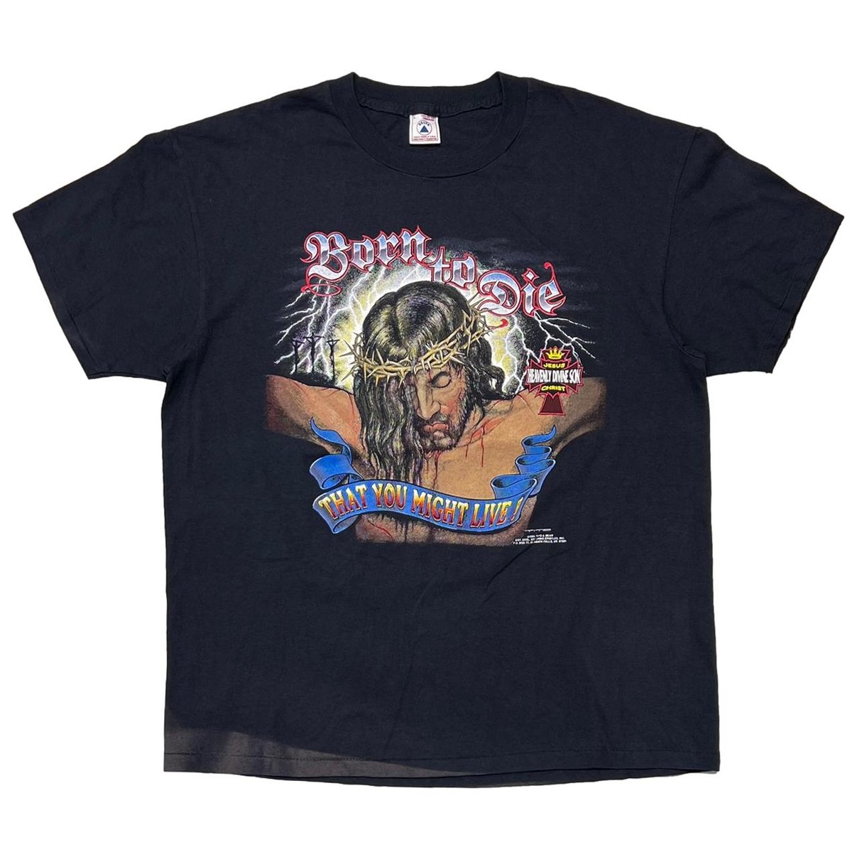 OLD & VINTAGE JESUS Born to Die THAT YOU MIGHT LIVE ! DELTA LARGE 8926
