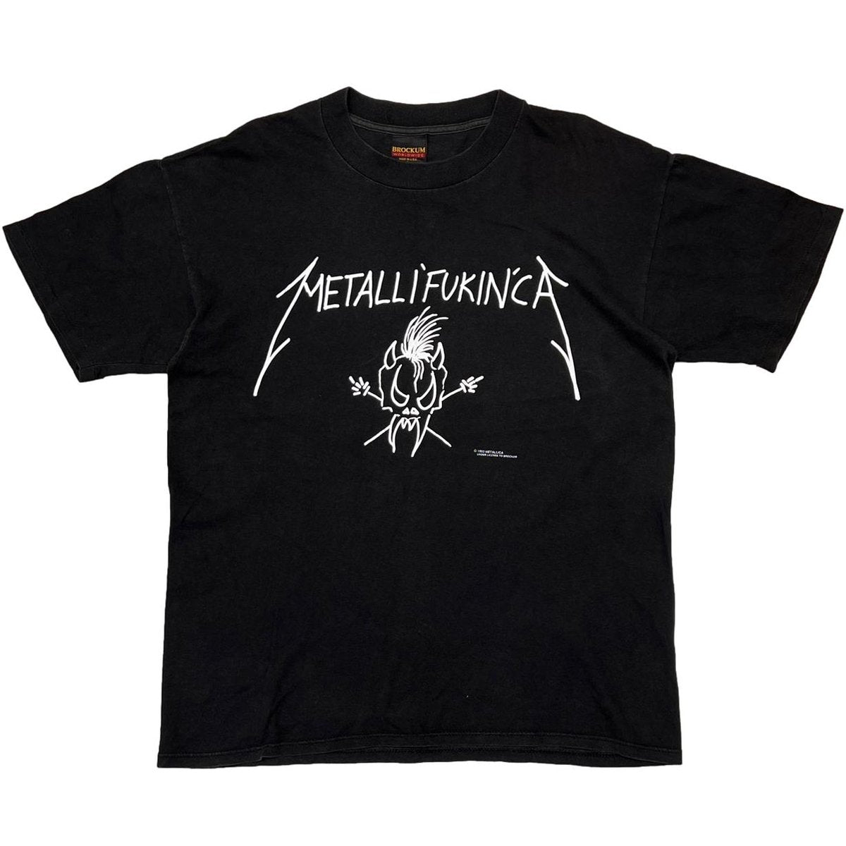 METALLICA 1993 METALLI'FUKIN'CA BROCKUM LARGE 5000