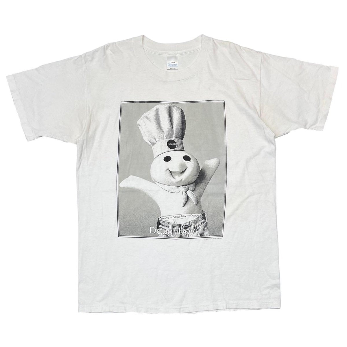 DOUGH BOY 1996 CALVIN KLEIN PARODY WHITE LARGE 7019