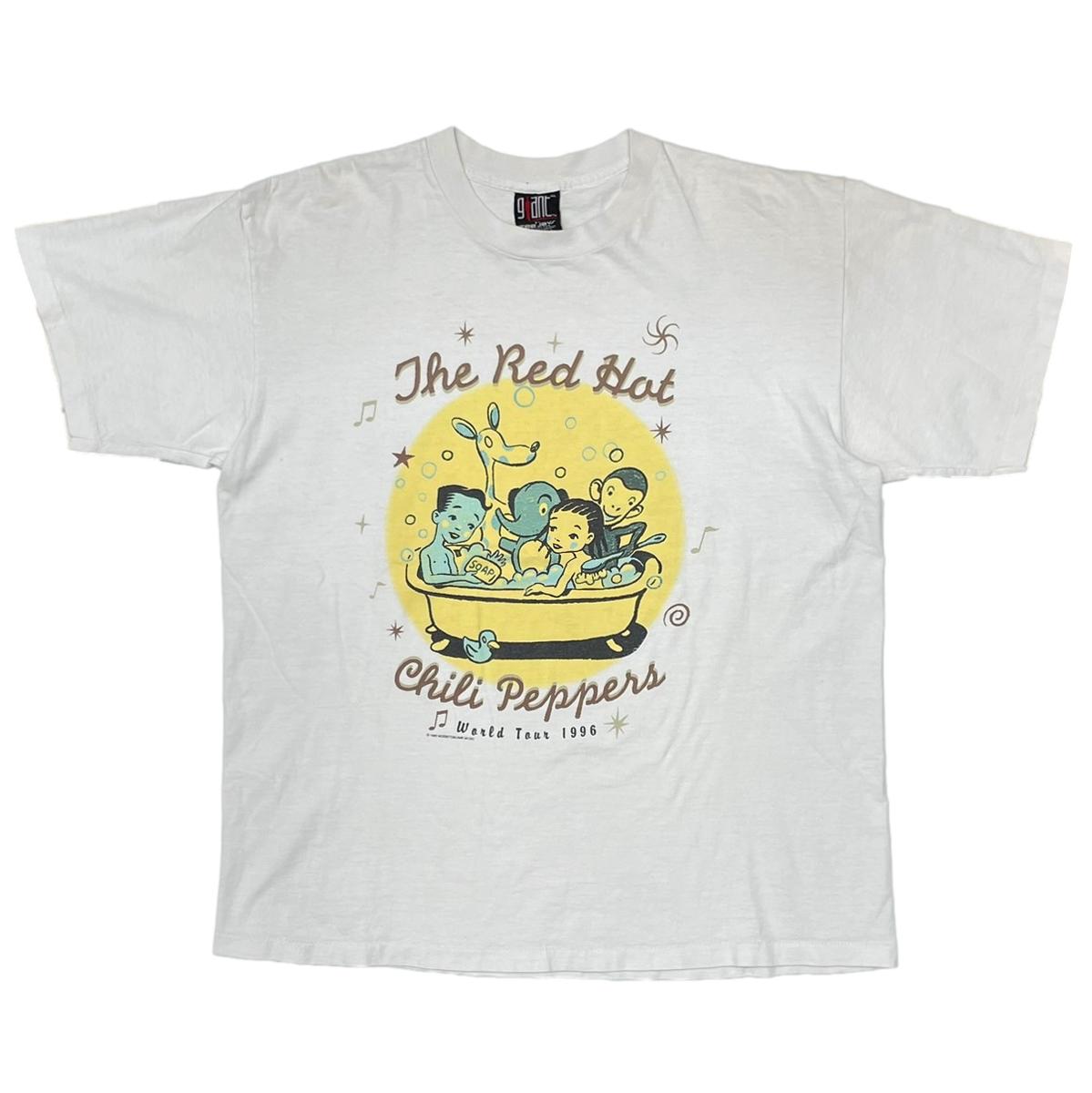 RED HOT CHILI PEPPERS 1996 WORLD TOUR WHITE GIANT BY TEEJAYS XL 5930