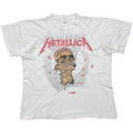 METALLICA PUSHEAD ONE 1989 EURO WHITE UNDER LICENSE TO BROCKUM FITS XL 5499