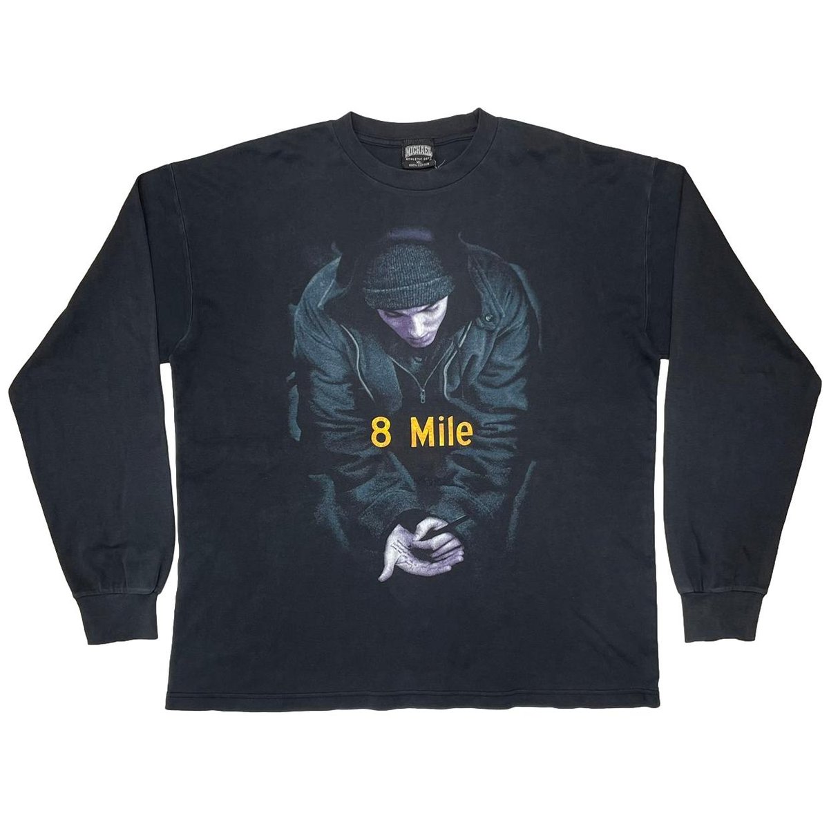 8 Mile MOVIE PROMO LS "Every moment is another chance" EMINEM MICHAEL XL 0644
