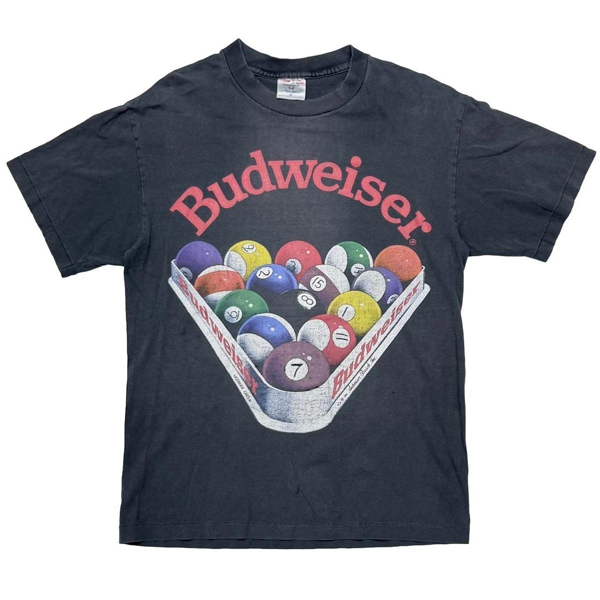 Budweiser 1992 BILLIARDS SOF TEE MEDIUM 7310