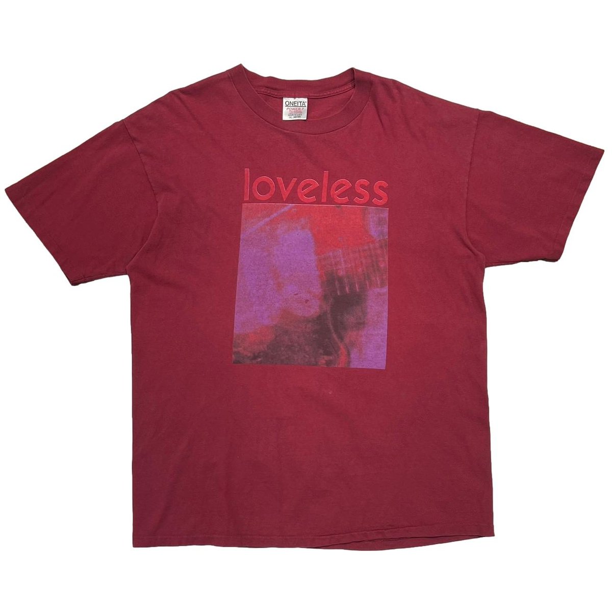 MY BLOODY VALENTINE LOVELESS BURGUNDY ONEITA XL 3554