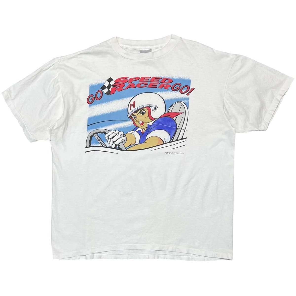 SPEED RACER 1992 GO WHITE STANLEY DESANTIS XL 6913