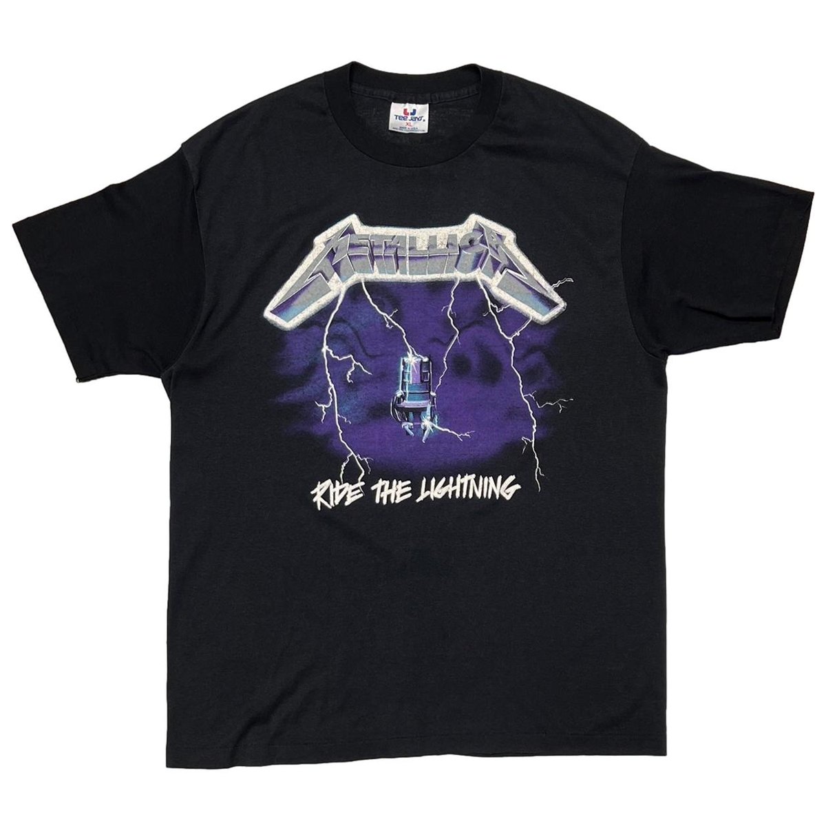 METALLICA 1987 RIDE THE LIGHTNING TEEJAYS XL 9320