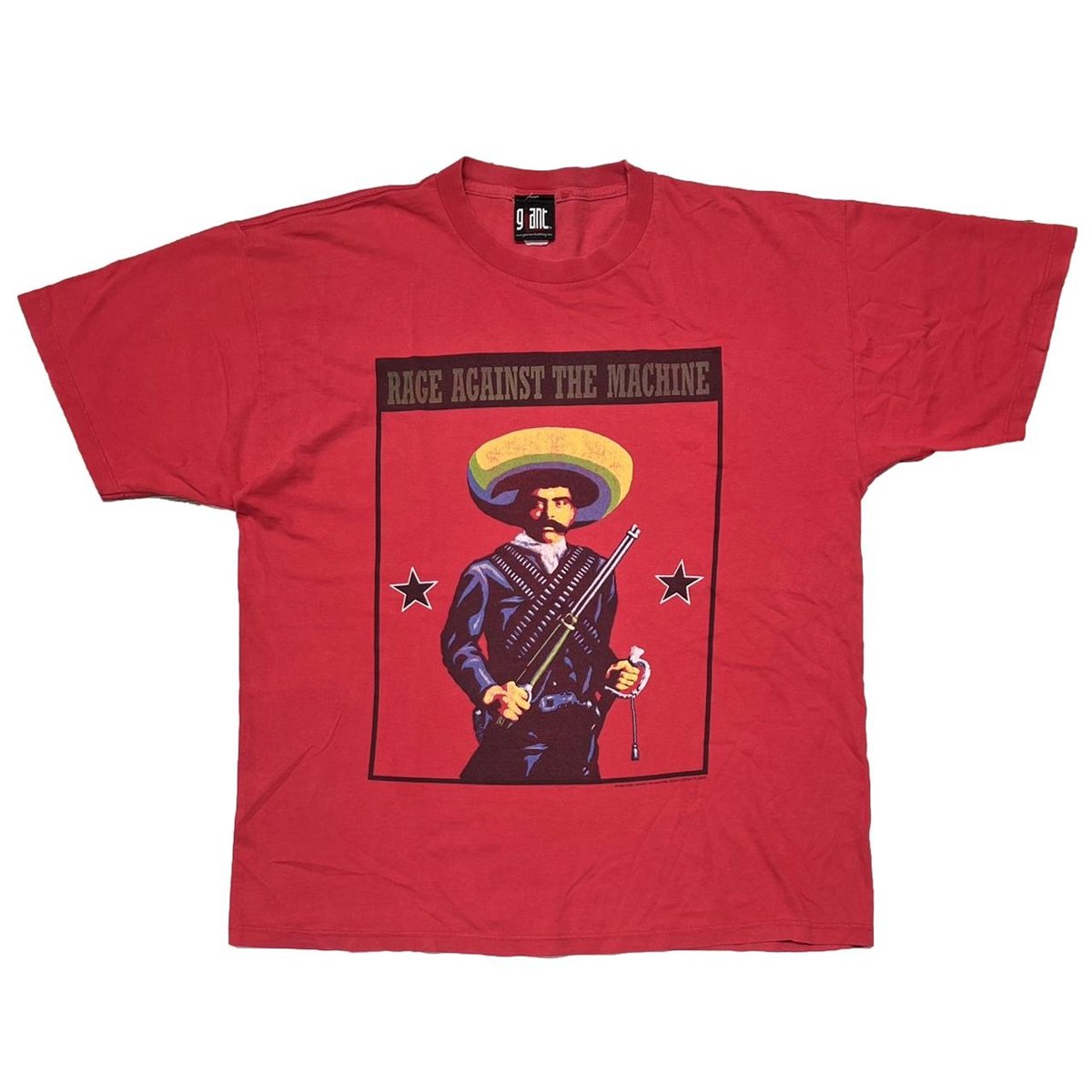 RAGE AGAINST THE MACHINE EMILIANO ZEPATA RED FITS XL 9925