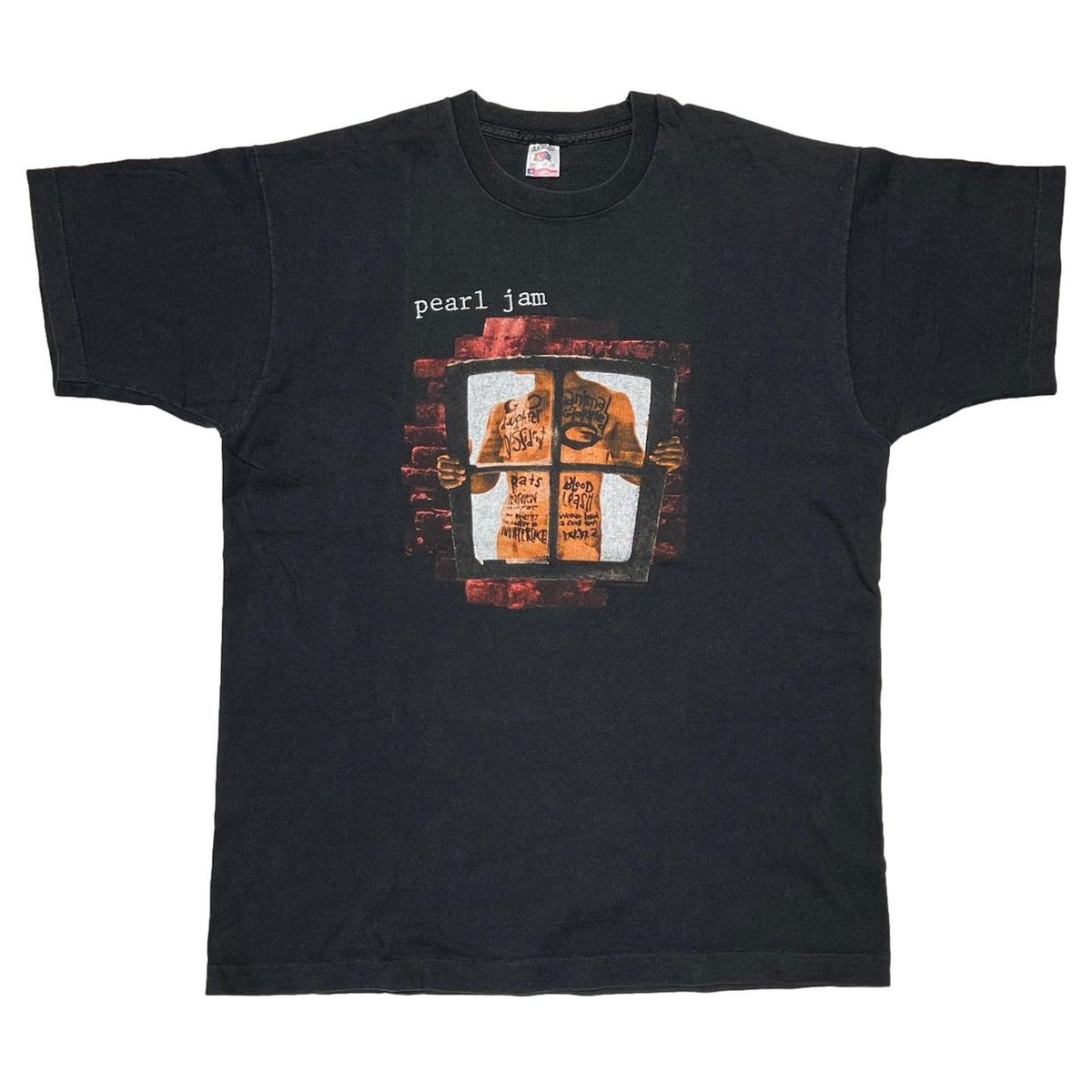 PEARL JAM WINDOW PAIN FRUIT OF THE LOOM XL 2506