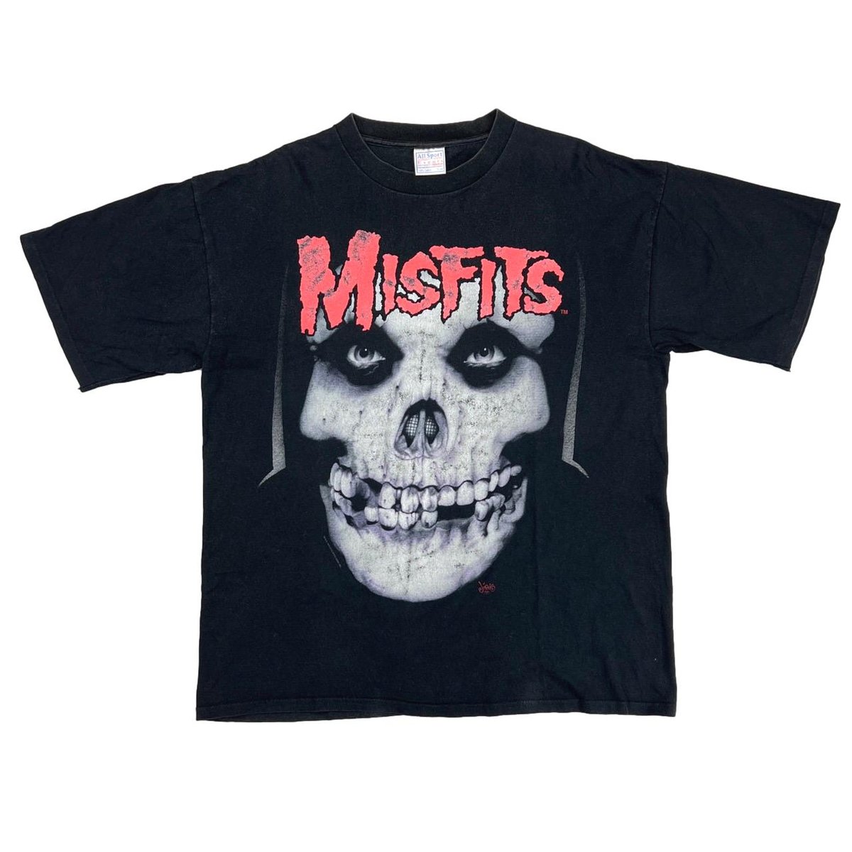MISFITS HUGE SKULL RED TEXT 20 YEARS OF TERROR ALL SPORT XL 2328