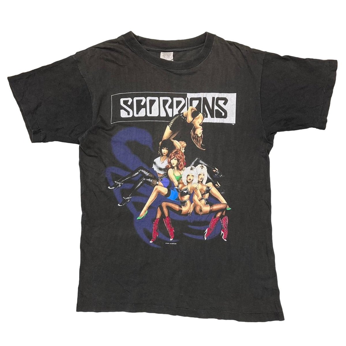 SCORPIONS 1990 TOUR TEASE ME PLEASE ME LARGE 4987