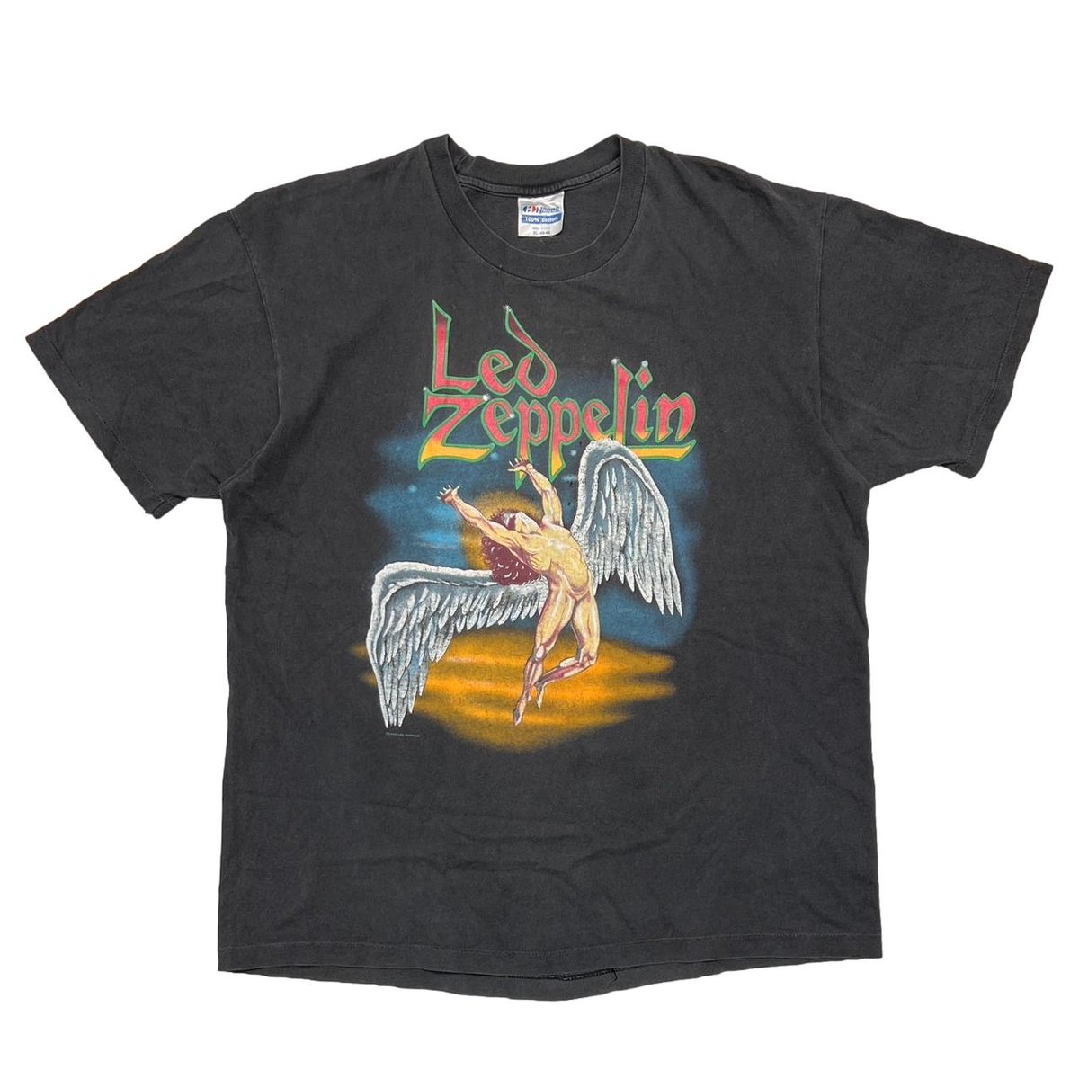 LED ZEPPELIN SWAN SONG BACK MEMBER HANES XL 5409