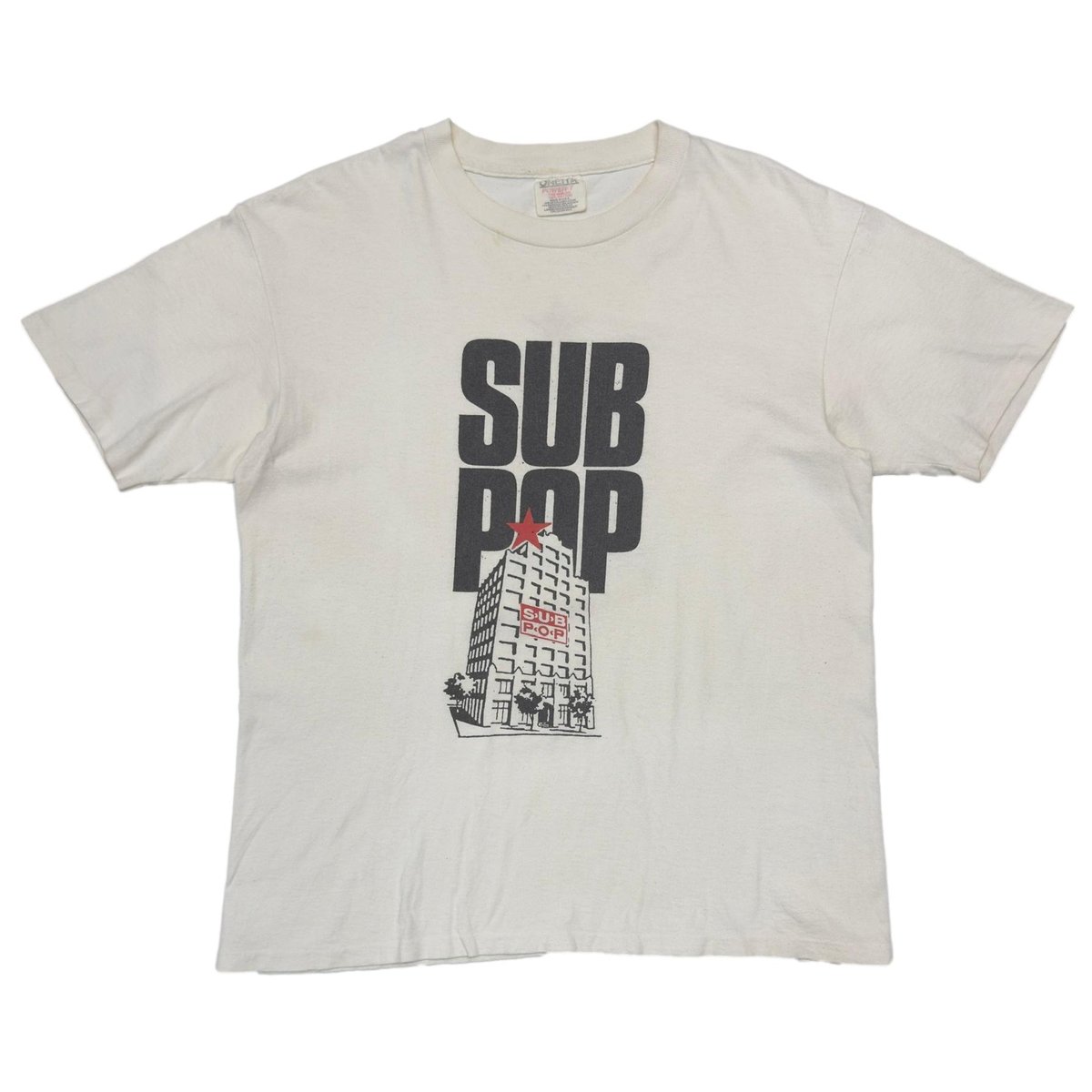 SUB POP STILL THE MOST INDIE TEE WHITE ONEITA LARGE 8979