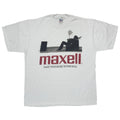 MAXELL 00s TAKE YOUR MUSIC TO THE MAX WHITE GILDAN LARGE 1518