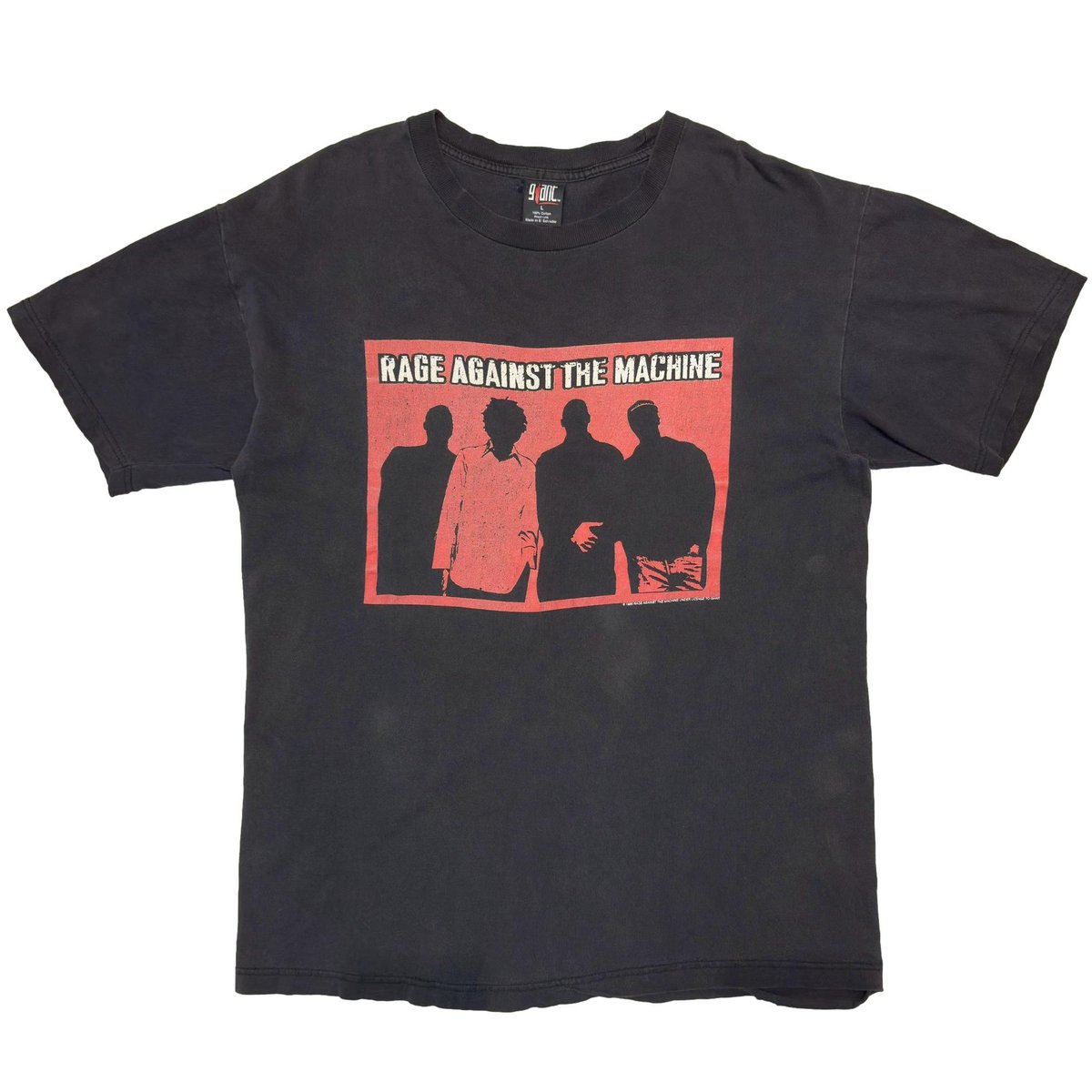 RAGE AGAINST THE MACHINE FRONT MEMBER BOX LOGO GIANT LARGE 9518