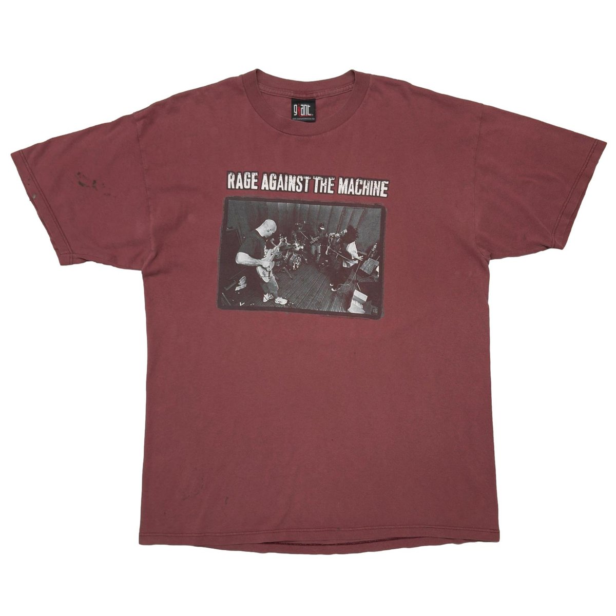 RAGE AGAINST THE MACHINE MEMBER PHOTO WINE RED GIANT FITS XL 3666