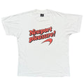 Newport pleasure! ORANGE LOGO WHITE FRUIT OF THE LOOM LARGE 6668
