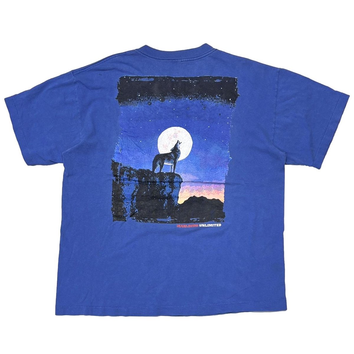Marlboro UNLIMITED COYOTE POCKET TEE BLUE FITS XL 9600